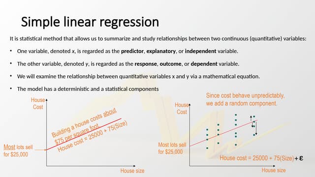 Unit4- Lecture1.pptx simple linear regression
