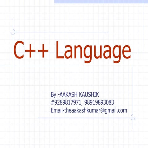 c++ programming Unit 4 operators | PPT