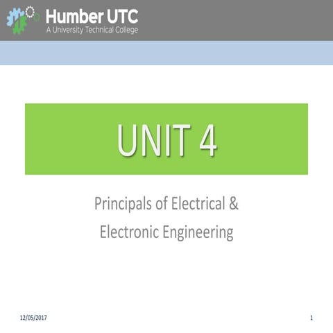 Unit 4   year 12 electrical-electronics