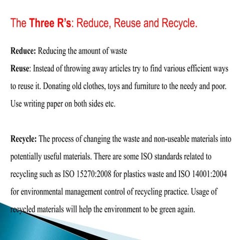 Environmental studies