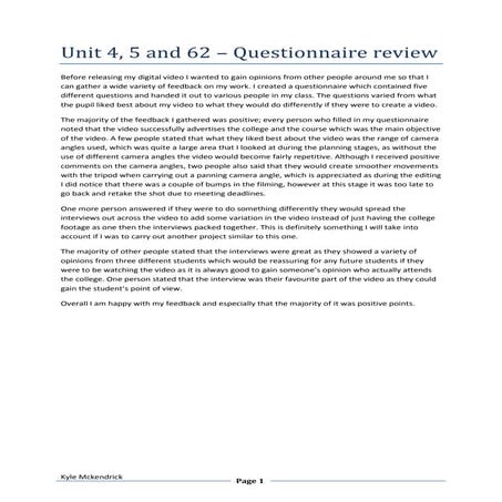 Task 4 questionnaire | DOCX