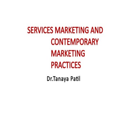 Unit 4 INTRO TO  SERVICES MARKETING.pptx