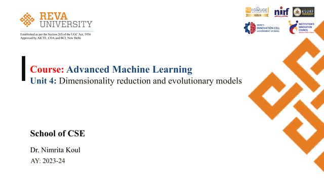 Unit4_AML_MTech that has many ML concepts covered