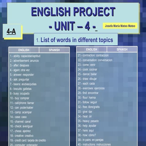 Unit 4 basic level 1 d