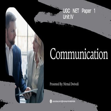 UGC NET Paper 1 Complete Communication  - Chapter 4 of Paper 1 GS
