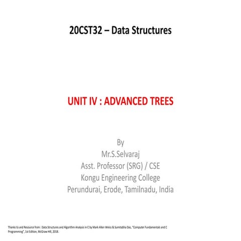 Advanced Trees | PPT