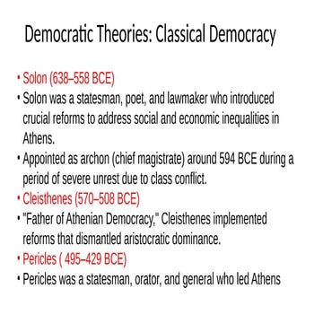 Unit - 4 Various Democratic Theories.pptx
