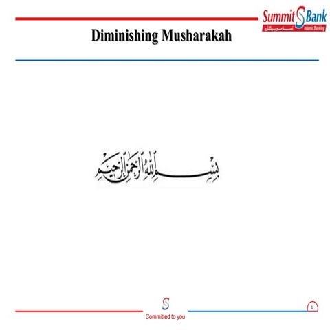 Unit 4 (diminishing musharakah