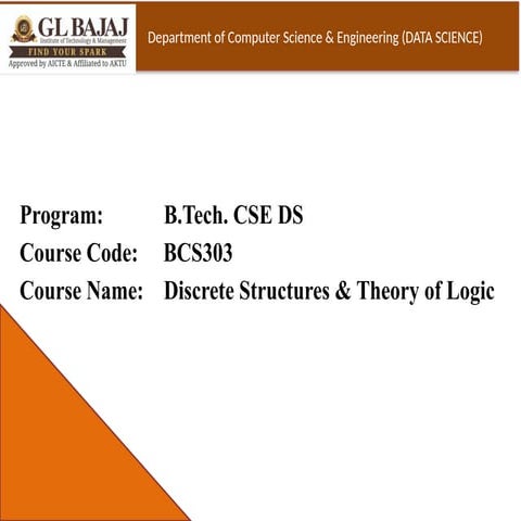 UNIT4_DSTL.pptxMathematical Foundations of Discrete Systems and Logic ...