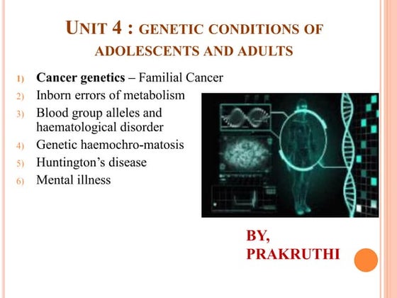 Genetic Testing in Neonates and Children - Screening for developmental ...