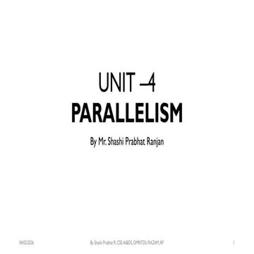 INSTRUCTION LEVEL PARALLALISM | PPTX