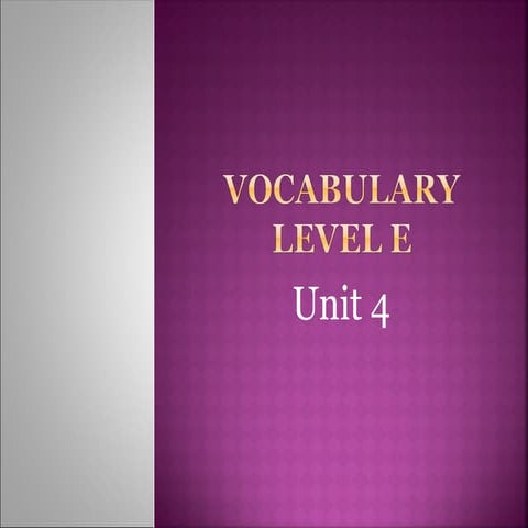 Unit 4 L E.ppt Unit 4 L E.ppt Unit 4 L E.ppt