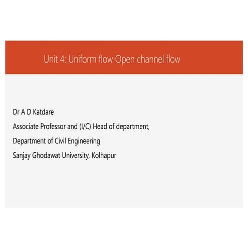 Fluid Mechanics UNit 3 BIoancy and Floation