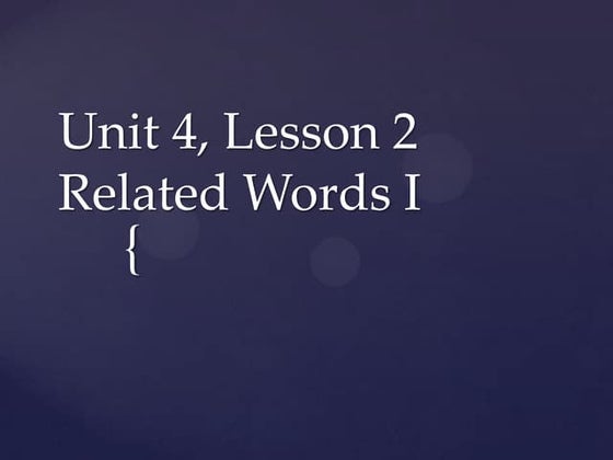 Spelling lesson 2 | PPTX