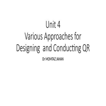 Narrative research for  qualitative research