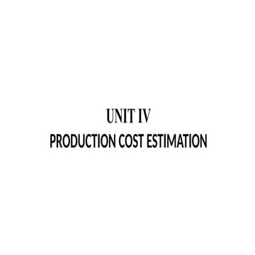 UNIT 4 ppceProcess Planning and Cost Estimation.pptx