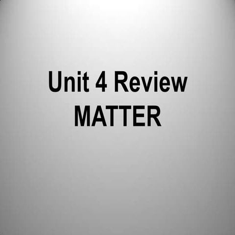 Unit 4 Review