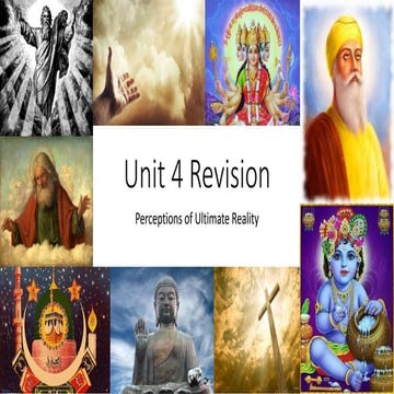 AQA Religious Studies Unit 4 complete revision