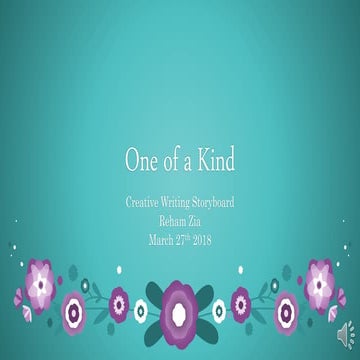 Unit 4 Storyboard - Creative Writing  