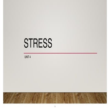UNIT 4 STRESS.ppt presented by clg student