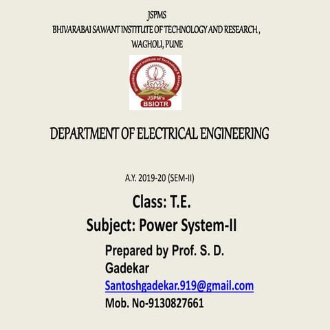 Symmetrical Fault Analysis