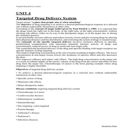unit 4 Targeted Drug Delivery System.pdf