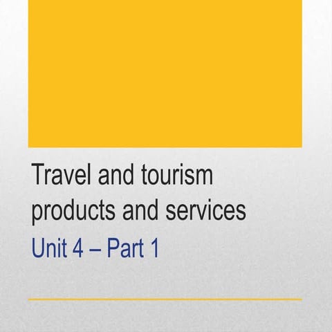 Classification of Tour Packages | PPTX