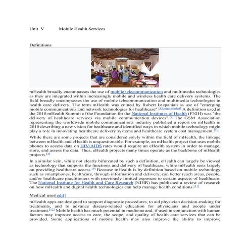 Introduction to mHealth in Tanzania | PPTX