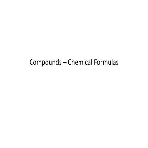 Unit 5 1 compounds