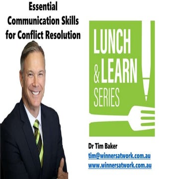 Essential Communication Skills for Conflict Resolution 