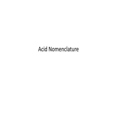 Unit 5 8 acid nomenclature