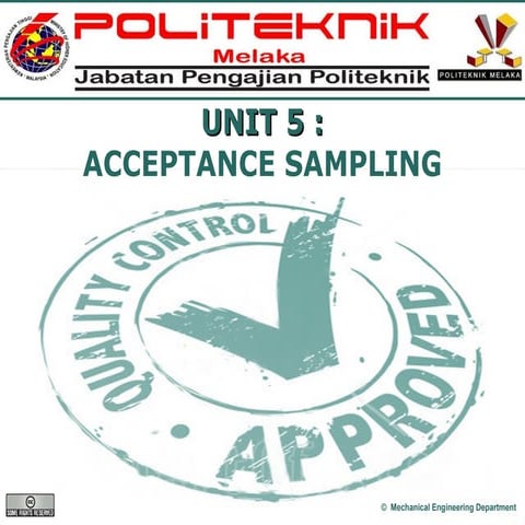 JF608: Quality Control - Unit 5