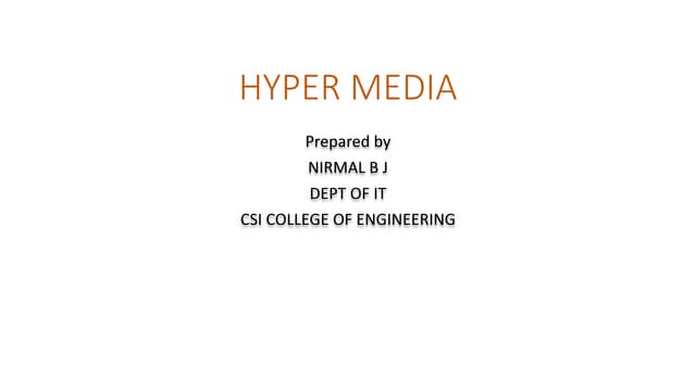 Multimedia authoring and user interface 