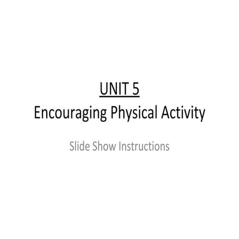 Unit 5   pa promotion