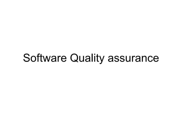 Unit 5  testing -software quality assurance