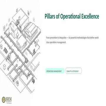 Pillars of Operational Excellence: Six Methodologies for World-Class ...