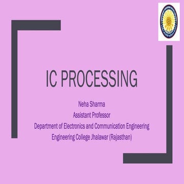 IC PROCESSING 