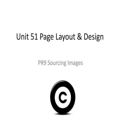 Unit 51 pr9 sourcing images
