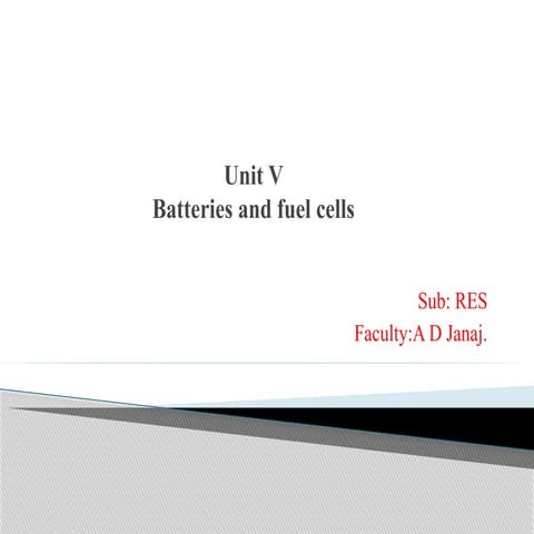 Solid Oxide Fuel Cells | PPTX