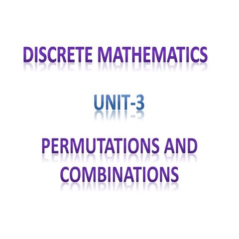 UNIT3_Counting.pptx maths discrete mathematics | PPTX