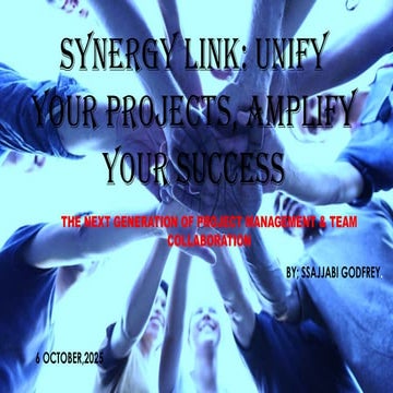 Synergy Link: Revolutionizing Project Management with AI and Unified ...