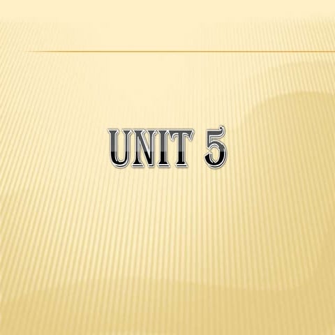 Pre-intermediate, Interchange, Unit 5 powerpoint presentation