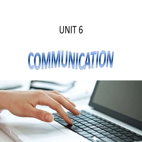 Unit 6 | PPT