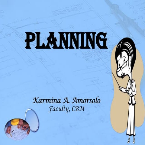 Planning - Organizations and Management Concepts