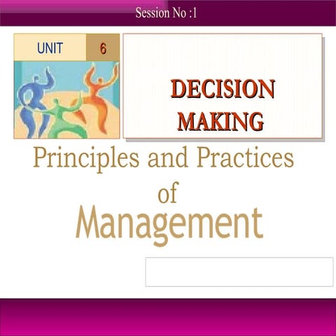 DECISION MAKING