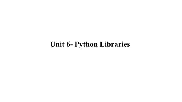 Unit 6-Introduction of Python Libraries.pdf