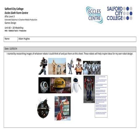 Unit66 production log