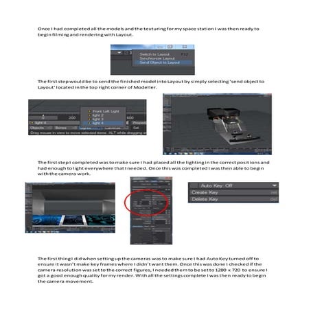 Unit 68 Layout Production Log