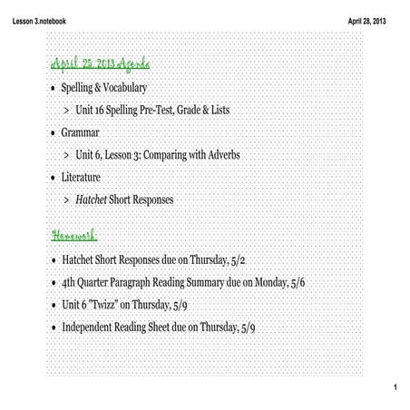 Unit 6, Lesson 3 | PPT