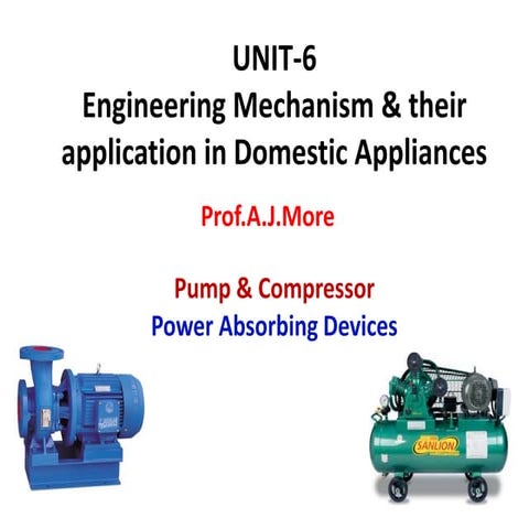 Unit 6 mechanism and applications